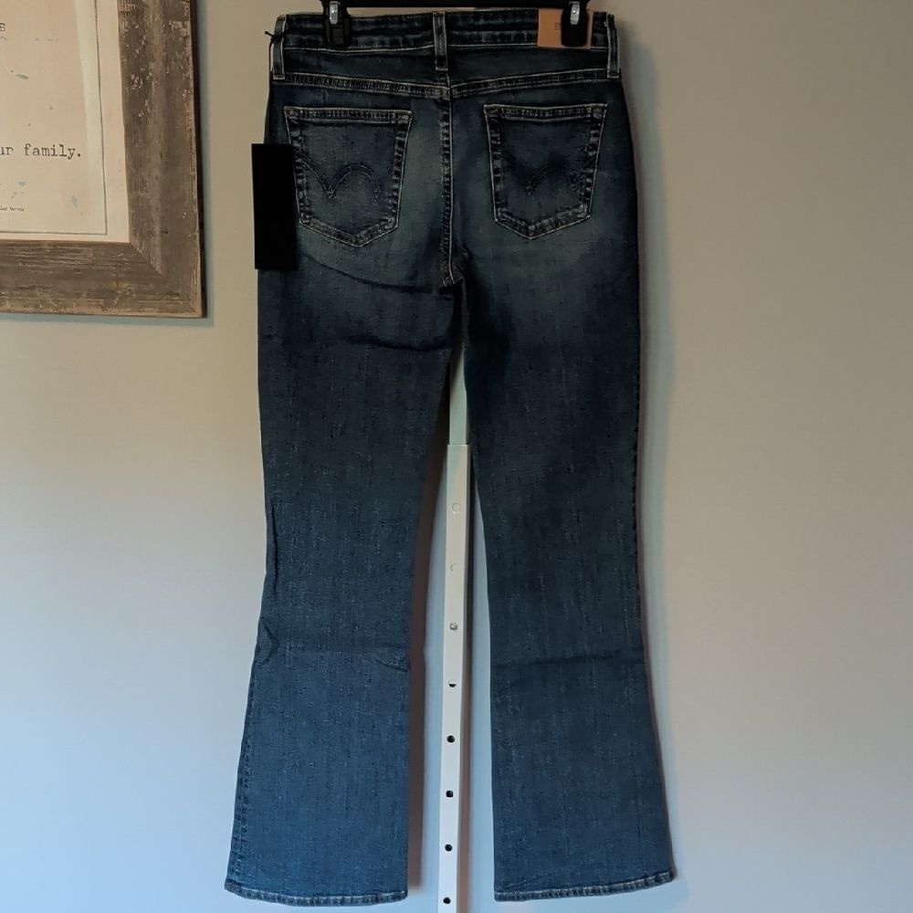 Edwin Dark Blue Flare Jeans - Picture 6 of 9
